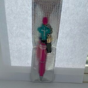 Handmade refillable Jesus pen